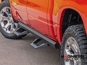 Dodge Ram 1500 (19-25) / TRX (21-24) Running Boards - SRX2 Adjustable Side Steps - Rough Country